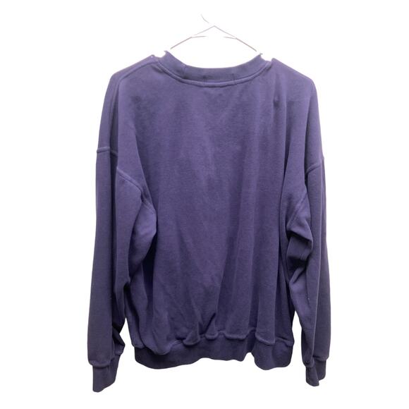 Canadian Country Embroidered Blue Crewneck Sweatshirt Size L - Picture 5 of 8